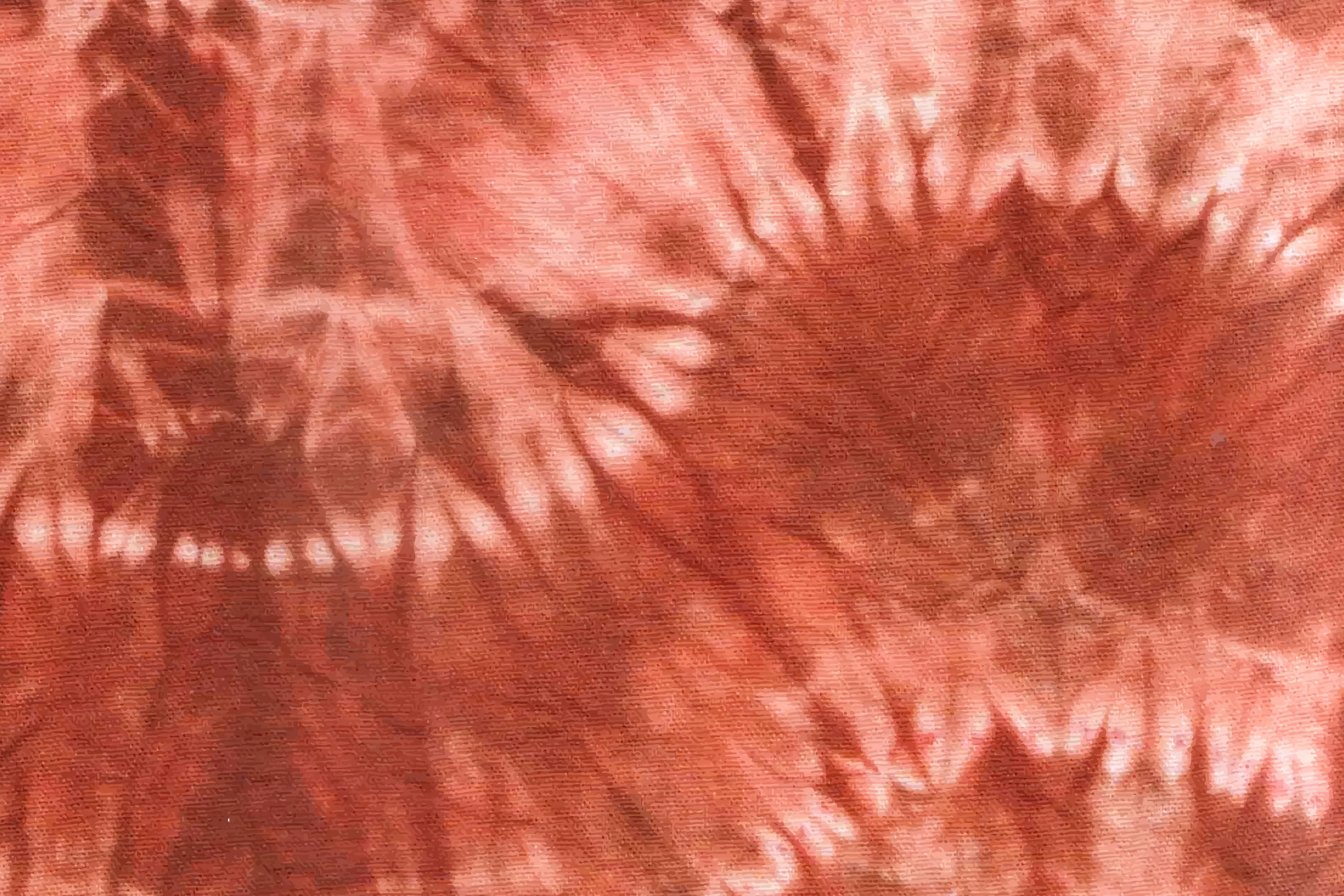 Natural tie-dye process